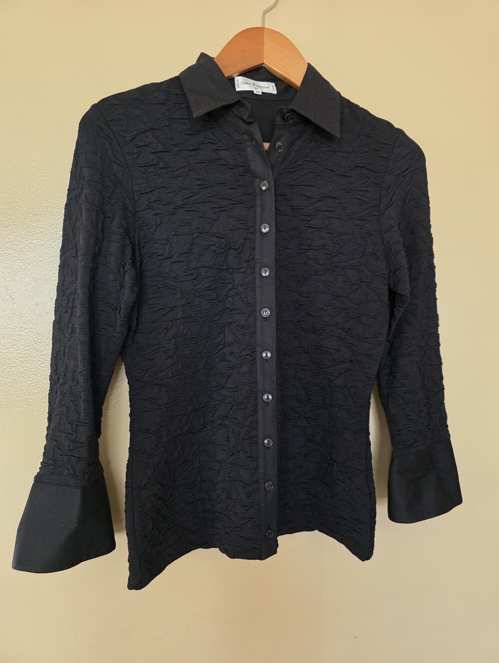 Anne Fontaine Paris Textured Blouse Top 10 Quiet Luxury Minimalist Avant Garde